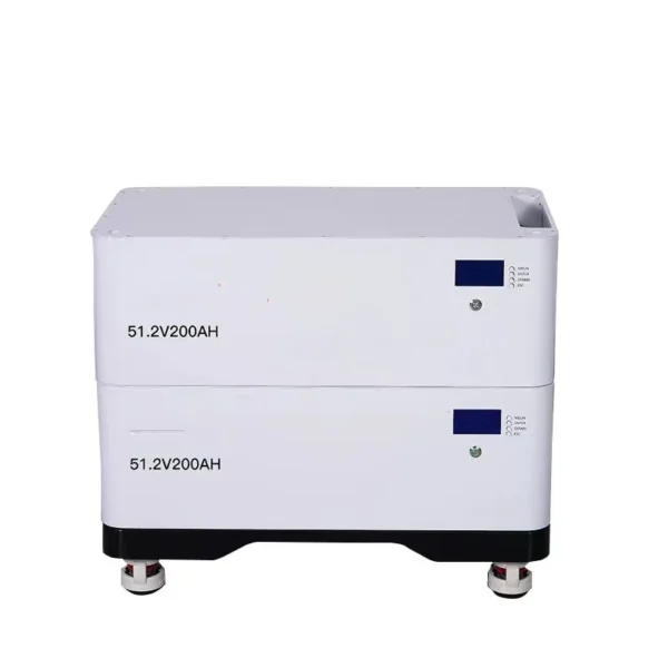 Stacked 5kwh 10kwh 20kwh 51.2v 48v 100ah 200ah Lithium Iron Phosphate Battery Pack for Solar Storage System